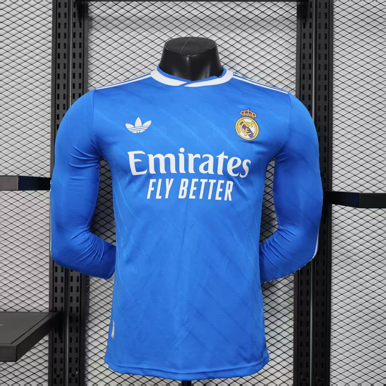 REAL MADRID Maillot Extérieur Manches Longues – Version Joueur 25/26
