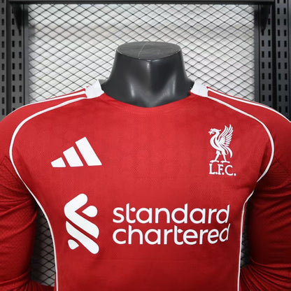 LIVERPOOL Maillot DOMICILE Manche Longue – Version Player 25/26