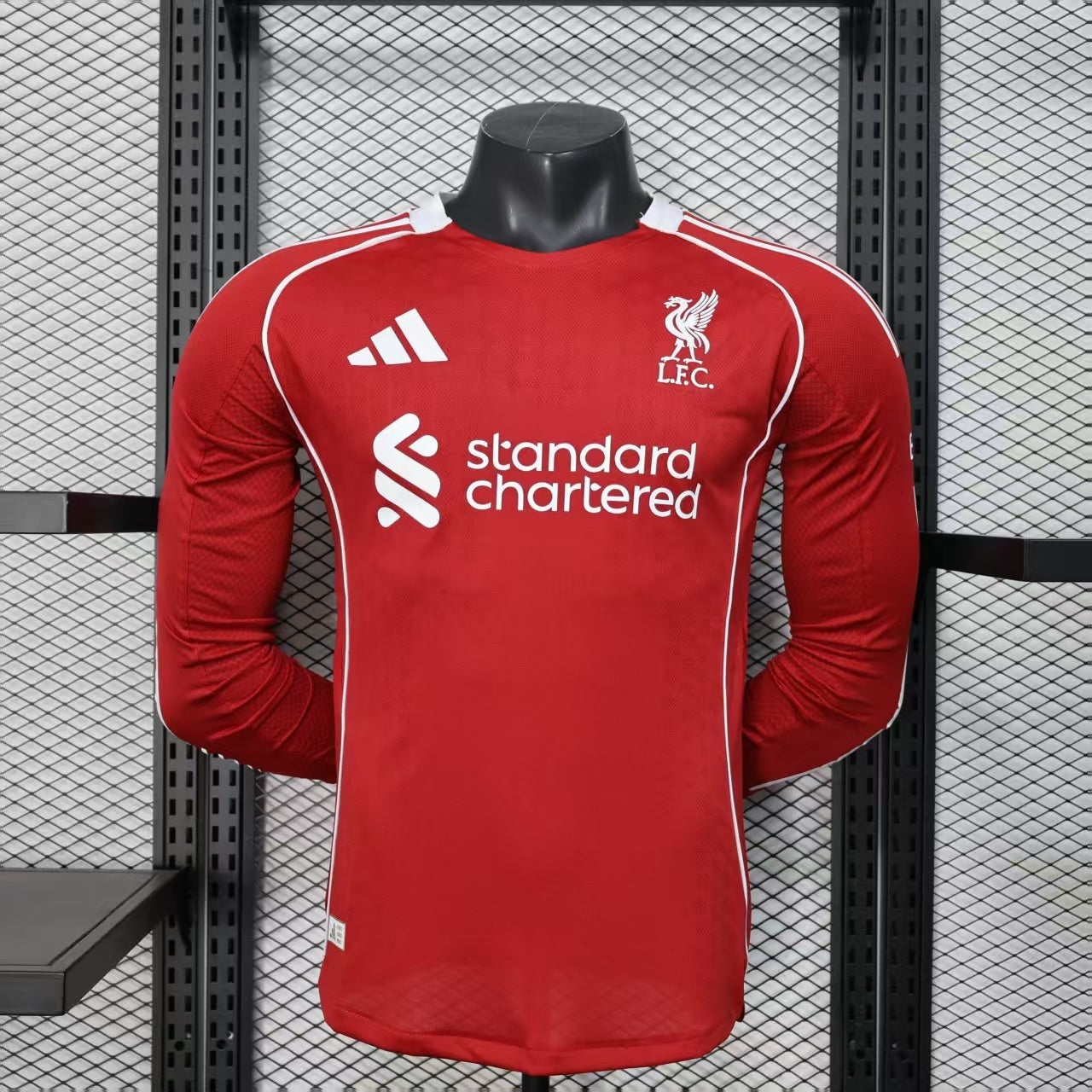 LIVERPOOL Maillot DOMICILE Manche Longue – Version Player 25/26